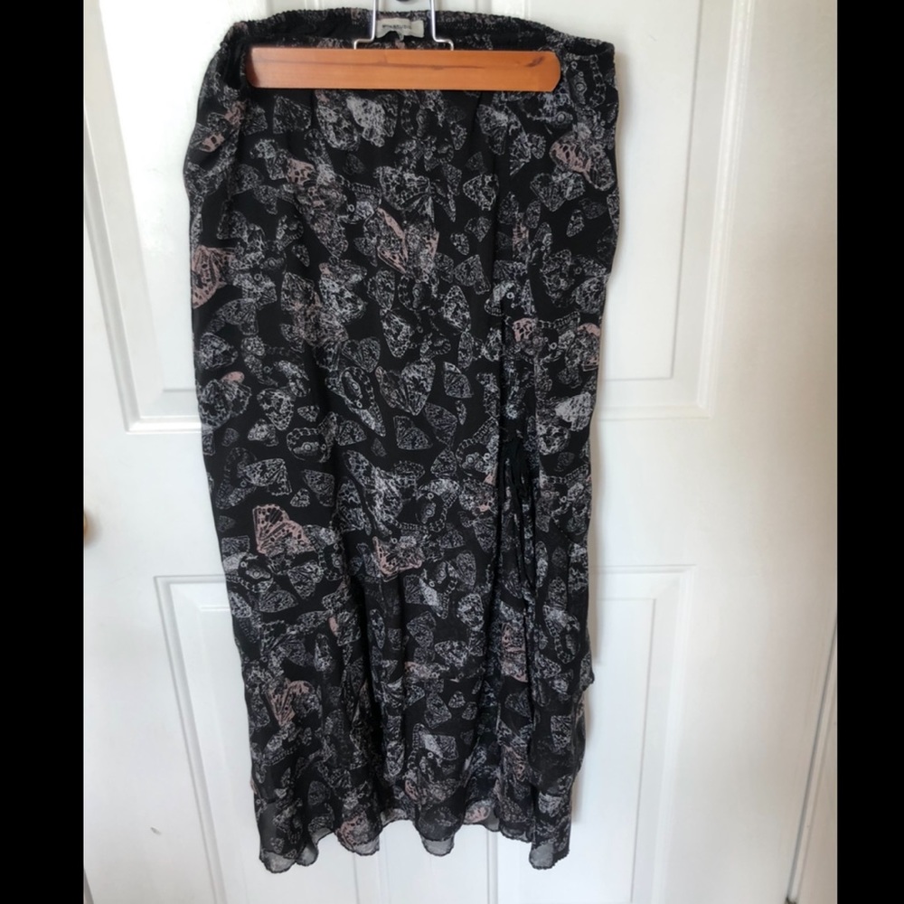 Max Studio Butterfly Printed Skirt